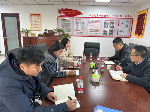 河南省中豫工程咨詢集團有限公司副總陳斌帶隊到河南豫信招標有限責任公司檢查安全生產(chǎn)工作